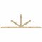 Ekena Millwork Saratoga Rough Sawn Timber Gable Bracket, Douglas Fir, 108"W x 36"H x 2"D x 4"F, 8/12 Pitch GBW108X36X0204SAR00RDF - alternate 1